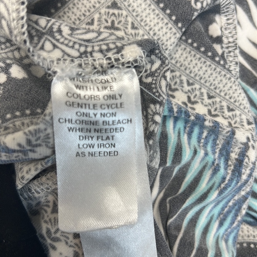 Free People Maxi Halter Dress Sleeveless Column Dress Blue, White & Black Sz  S - Picture 9 of 10